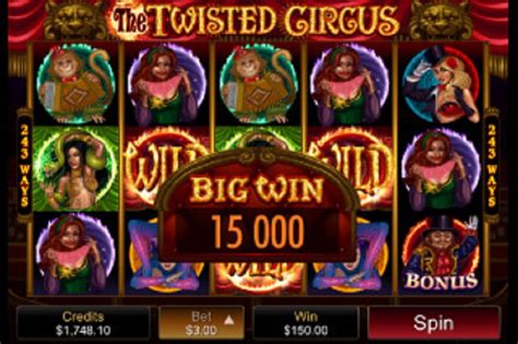 Игровой автомат The Twisted Circus  играть онлайн
